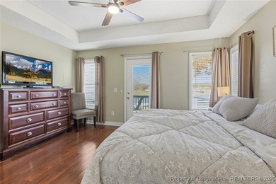 Waterfront home with stunning views located in the gated and on Carolina Trace Country Club in North Carolina - for sale on GolfHomes.com, golf home, golf lot