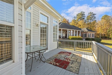 Waterfront home with stunning views located in the gated and on Carolina Trace Country Club in North Carolina - for sale on GolfHomes.com, golf home, golf lot