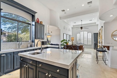 A must-see 4,126 square foot custom home featuring 4 bedrooms on Troon Country Club in Arizona - for sale on GolfHomes.com, golf home, golf lot