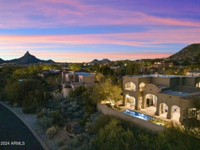 A must-see 4,126 square foot custom home featuring 4 bedrooms on Troon Country Club in Arizona - for sale on GolfHomes.com, golf home, golf lot