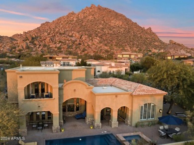 A must-see 4,126 square foot custom home featuring 4 bedrooms on Troon Country Club in Arizona - for sale on GolfHomes.com, golf home, golf lot