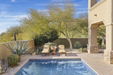 A must-see 4,126 square foot custom home featuring 4 bedrooms on Troon Country Club in Arizona - for sale on GolfHomes.com, golf home, golf lot