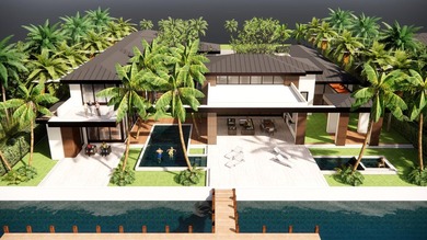 Modern Masterpiece in Prestigious Frenchman's Creek. A rare on Frenchmans Creek Country Club in Florida - for sale on GolfHomes.com, golf home, golf lot