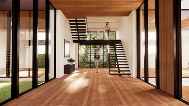 Modern Masterpiece in Prestigious Frenchman's Creek. A rare on Frenchmans Creek Country Club in Florida - for sale on GolfHomes.com, golf home, golf lot