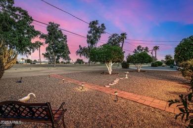 Serene Golf Course Views!  Discover the perfect blend of comfort on Sun City South Golf Course in Arizona - for sale on GolfHomes.com, golf home, golf lot