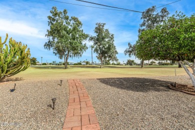 Serene Golf Course Views!  Discover the perfect blend of comfort on Sun City South Golf Course in Arizona - for sale on GolfHomes.com, golf home, golf lot