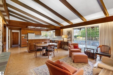 Mid-century modern classic, designed by renowned Charlevoix on Charlevoix Golf Club in Michigan - for sale on GolfHomes.com, golf home, golf lot