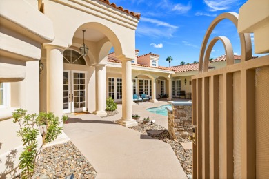 Custom built colonial style Mediterranean home with an Island on Indian Wells Golf Resort and Country Club in California - for sale on GolfHomes.com, golf home, golf lot
