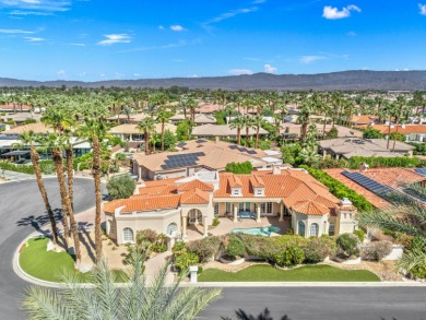 Custom built colonial style Mediterranean home with an Island on Indian Wells Golf Resort and Country Club in California - for sale on GolfHomes.com, golf home, golf lot