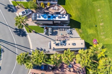 Expanded FULLY PAVED golf course lot, boasting panoramic views on Outdoor Resorts/Palm Springs in California - for sale on GolfHomes.com, golf home, golf lot