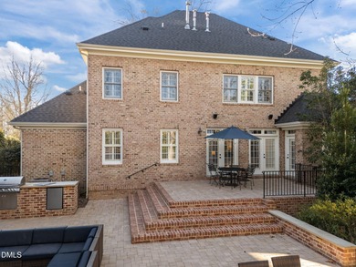 Welcome to 219 Brown Bear, a stately brick colonial residence in on The Preserve At Jordan Lake Golf Club in North Carolina - for sale on GolfHomes.com, golf home, golf lot