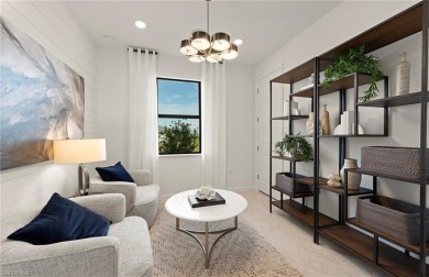 This stunning Hallmark Home Plan offers three spacious bedrooms on Valencia Golf and Country Club in Florida - for sale on GolfHomes.com, golf home, golf lot