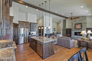 This beautiful home in Hideout Canyon is a must see and a great on Talisker Club At Tuhaye in Utah - for sale on GolfHomes.com, golf home, golf lot