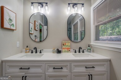 Completely renovated waterfront ranch home with a fully finished on Turtle Cove Golf Course in Georgia - for sale on GolfHomes.com, golf home, golf lot