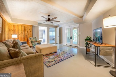 Completely renovated waterfront ranch home with a fully finished on Turtle Cove Golf Course in Georgia - for sale on GolfHomes.com, golf home, golf lot