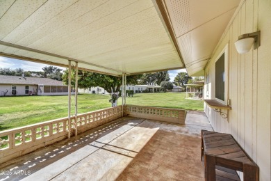 Wonderfully maintained Sun City home offering 2 large bedrooms on Sun City Lakes West and East in Arizona - for sale on GolfHomes.com, golf home, golf lot