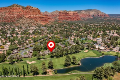 Awaken to the splendor of the lush green OCCC Golf Course, Pond on Oakcreek Country Club in Arizona - for sale on GolfHomes.com, golf home, golf lot