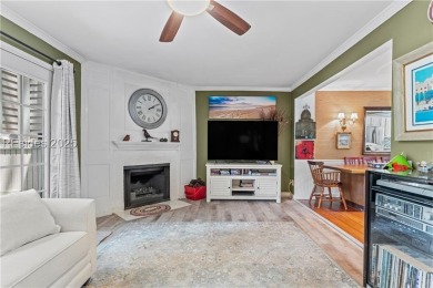 This chic Waterford end unit villa is ideally located to offer on Shipyard Golf Club in South Carolina - for sale on GolfHomes.com, golf home, golf lot