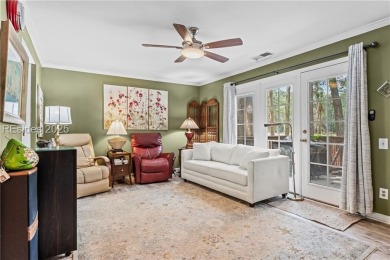 This chic Waterford end unit villa is ideally located to offer on Shipyard Golf Club in South Carolina - for sale on GolfHomes.com, golf home, golf lot