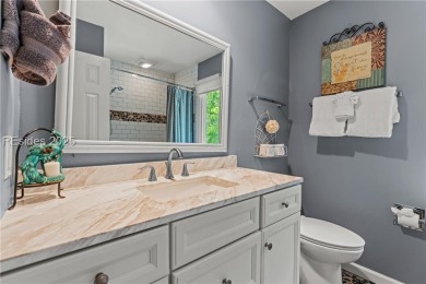 This chic Waterford end unit villa is ideally located to offer on Shipyard Golf Club in South Carolina - for sale on GolfHomes.com, golf home, golf lot