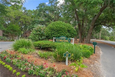This chic Waterford end unit villa is ideally located to offer on Shipyard Golf Club in South Carolina - for sale on GolfHomes.com, golf home, golf lot