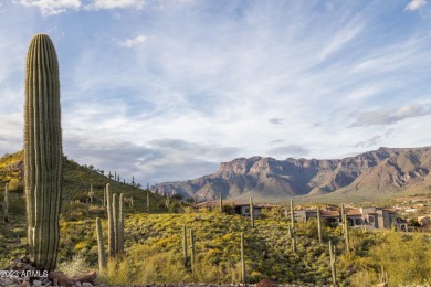 Nestled in a serene, gated community on a near-acre lot on Gold Canyon Golf Resort - Dinosaur Mountain in Arizona - for sale on GolfHomes.com, golf home, golf lot