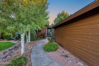 Cozy- Cozy - Cozy!!! Furnished mountain cabin living on the # 1 on Bison Golf and Country Club in Arizona - for sale on GolfHomes.com, golf home, golf lot