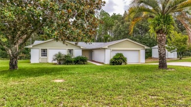 Spacious 4 BEDROOM home with 2 car garage on an OVERSIZED on Citrus Springs Country Club in Florida - for sale on GolfHomes.com, golf home, golf lot