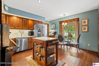 Experience tranquility and comfort in Brandenburg's premier on Doe Valley Country Club in Kentucky - for sale on GolfHomes.com, golf home, golf lot