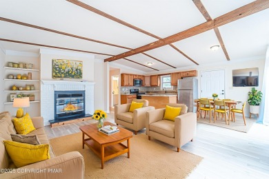 CHARMING UPGRADED POCONOS CHALET Completely Updated 3BR 2.5BA on Pocono Farms Country Club in Pennsylvania - for sale on GolfHomes.com, golf home, golf lot