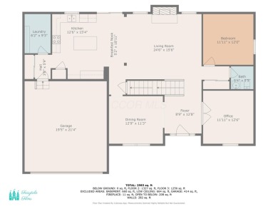 Situated on a generous 0.44-acre corner lot, this beautifully on Kinsale Golf and Fitness Club in Ohio - for sale on GolfHomes.com, golf home, golf lot