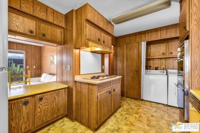 Step back in time to this original manufactured home in the on Palm Desert Greens Country Club in California - for sale on GolfHomes.com, golf home, golf lot