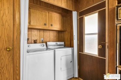 Step back in time to this original manufactured home in the on Palm Desert Greens Country Club in California - for sale on GolfHomes.com, golf home, golf lot