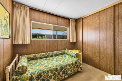 Step back in time to this original manufactured home in the on Palm Desert Greens Country Club in California - for sale on GolfHomes.com, golf home, golf lot