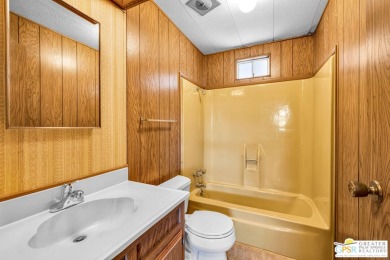Step back in time to this original manufactured home in the on Palm Desert Greens Country Club in California - for sale on GolfHomes.com, golf home, golf lot