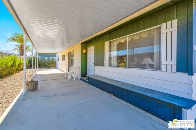 Step back in time to this original manufactured home in the on Palm Desert Greens Country Club in California - for sale on GolfHomes.com, golf home, golf lot