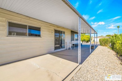 Step back in time to this original manufactured home in the on Palm Desert Greens Country Club in California - for sale on GolfHomes.com, golf home, golf lot