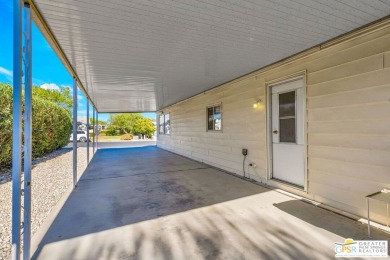 Step back in time to this original manufactured home in the on Palm Desert Greens Country Club in California - for sale on GolfHomes.com, golf home, golf lot