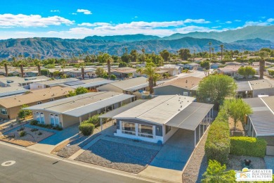 Step back in time to this original manufactured home in the on Palm Desert Greens Country Club in California - for sale on GolfHomes.com, golf home, golf lot