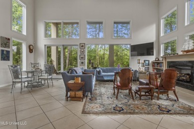 Stunning 4-bedroom, 3-bath home nestled right on the golf course on The Oaks Golf Club in Mississippi - for sale on GolfHomes.com, golf home, golf lot