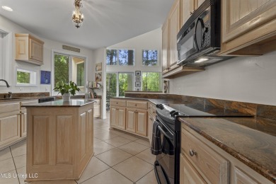 Stunning 4-bedroom, 3-bath home nestled right on the golf course on The Oaks Golf Club in Mississippi - for sale on GolfHomes.com, golf home, golf lot