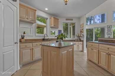 Stunning 4-bedroom, 3-bath home nestled right on the golf course on The Oaks Golf Club in Mississippi - for sale on GolfHomes.com, golf home, golf lot
