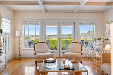 Perched above the waters of Narragansett Bay, this custom-built on Carnegie Abbey Club in Rhode Island - for sale on GolfHomes.com, golf home, golf lot