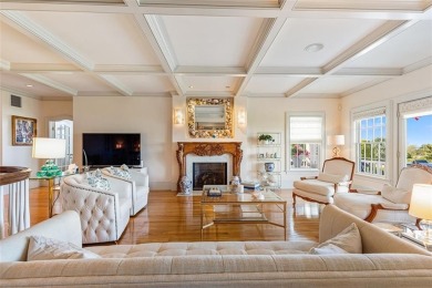 Perched above the waters of Narragansett Bay, this custom-built on Carnegie Abbey Club in Rhode Island - for sale on GolfHomes.com, golf home, golf lot