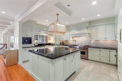 Perched above the waters of Narragansett Bay, this custom-built on Carnegie Abbey Club in Rhode Island - for sale on GolfHomes.com, golf home, golf lot