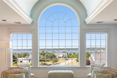 Perched above the waters of Narragansett Bay, this custom-built on Carnegie Abbey Club in Rhode Island - for sale on GolfHomes.com, golf home, golf lot