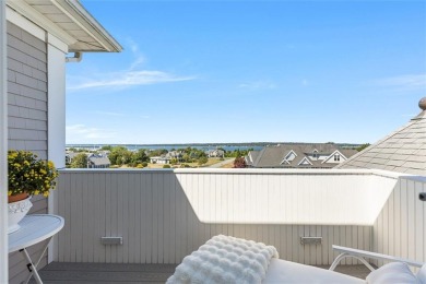 Perched above the waters of Narragansett Bay, this custom-built on Carnegie Abbey Club in Rhode Island - for sale on GolfHomes.com, golf home, golf lot