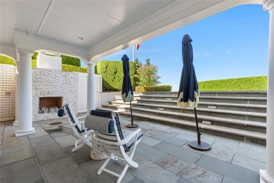 Perched above the waters of Narragansett Bay, this custom-built on Carnegie Abbey Club in Rhode Island - for sale on GolfHomes.com, golf home, golf lot