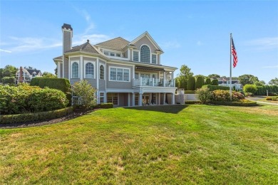 Perched above the waters of Narragansett Bay, this custom-built on Carnegie Abbey Club in Rhode Island - for sale on GolfHomes.com, golf home, golf lot