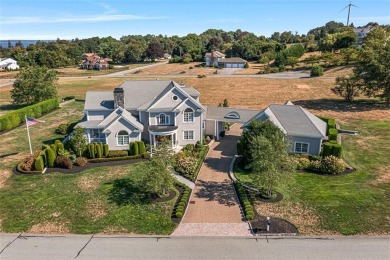Perched above the waters of Narragansett Bay, this custom-built on Carnegie Abbey Club in Rhode Island - for sale on GolfHomes.com, golf home, golf lot
